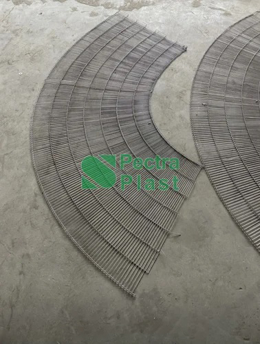 90 - 180 Degree Turning Enrober Wire Mesh Belt - Features: Stable Performance