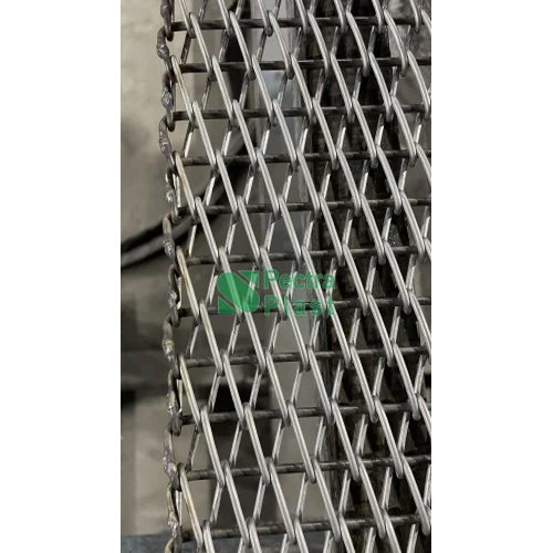 Heavy Duty Duplex Weave Wire Mesh Conveyor Belt - Features: Durable