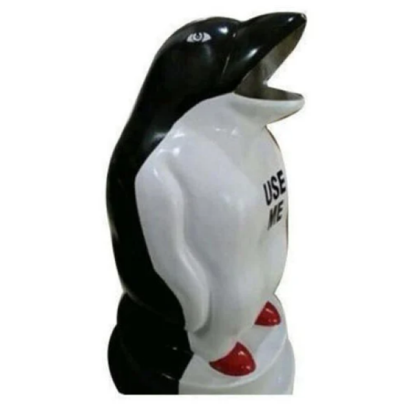 Open Top FRP Penguin Dustbin