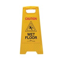 Caution Floor Stand - Color: Yellow