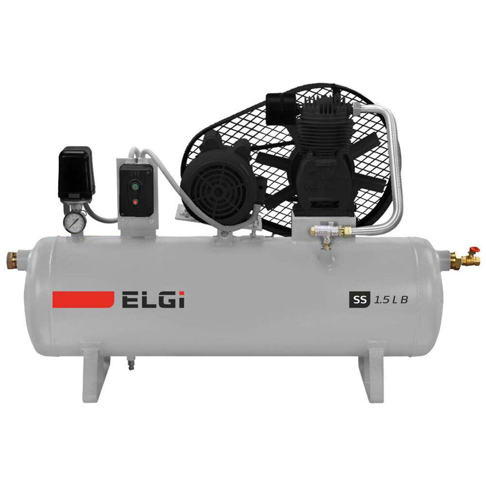3-40 HP सिंगल और टू-स्टेज इंडस्ट्रियल पिस्टन कंप्रेसर्स