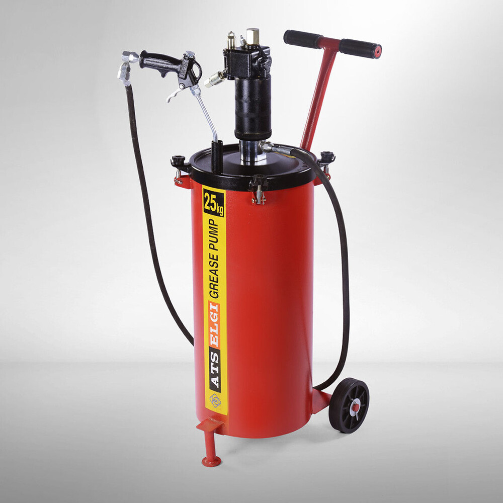 Pneumatic Operated Grease Pump - Color: Red