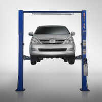 Two Post Hydraulic Lift 4 Ton Clear Floor Hydraulic Lifts - Material: Mild Steel