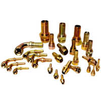 Hydraulic Hose End Fittings - Color: Golden