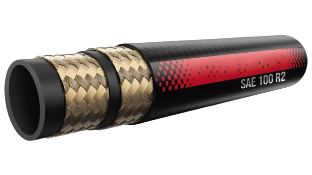 Sae 100 R2 Medium Pressure Industrial Hoses - Color: Black