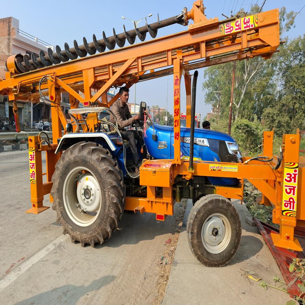 Tractor Operating Mini Piling Machine - Automatic Grade: Semi-automatic