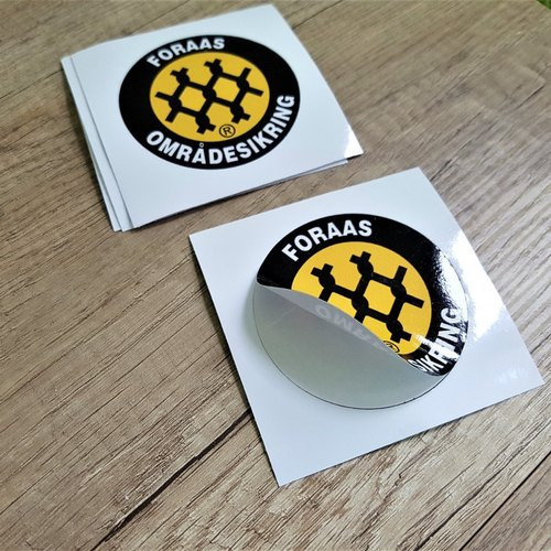 Printed Adhesive Sticker - Color: Different Available