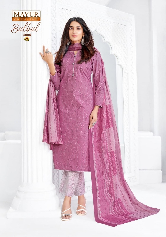 Mayur Bulbul Vol-4  Dress Material