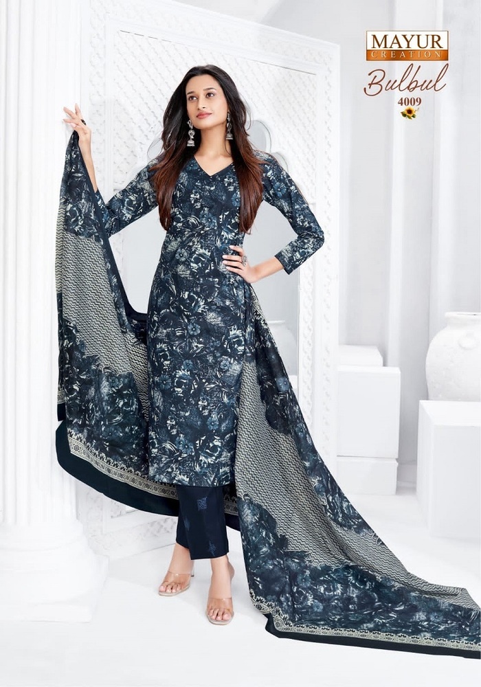 Mayur Bulbul Vol-4 A Dress Material - Color: Multicolor