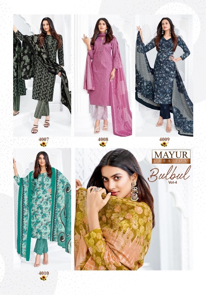 Mayur Bulbul Vol-4  Dress Material