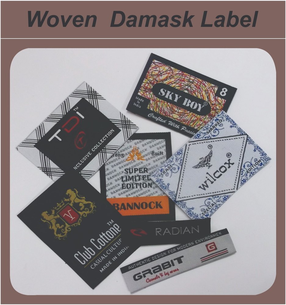 Woven Label - Color: Multicolour