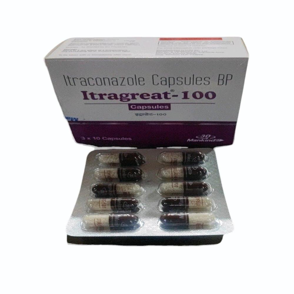 Itragreat 100 Itraconazole Capsule