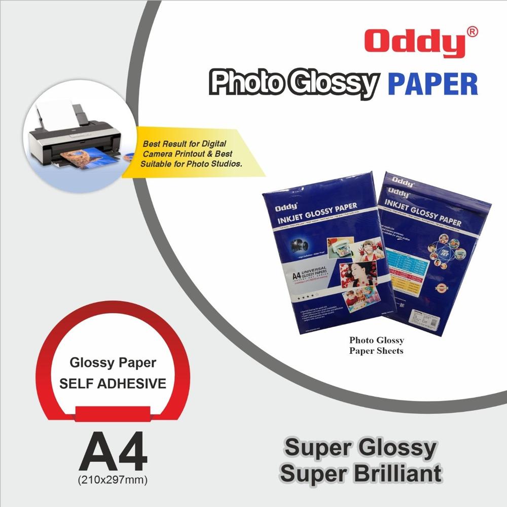 Photo Glossy Paper Blue Packing