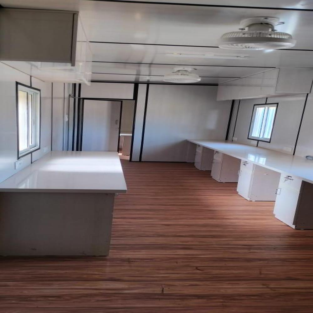 Portable Office Container - Stainless Steel, 40x10 Feet , 20 Foot Length, 10-20 Ton Capacity, Secure Mobile Workspace Solution