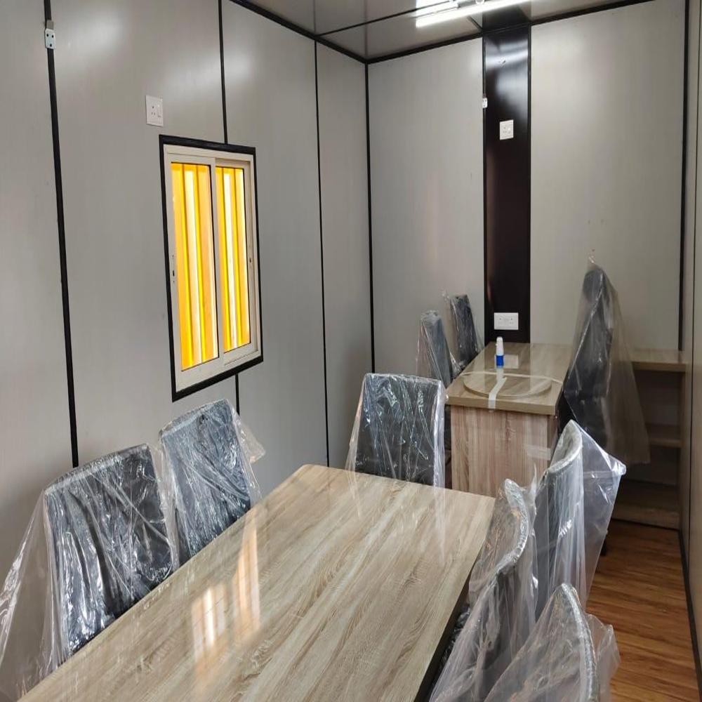 Portable Office Container - Stainless Steel, 40x10 Feet , 20 Foot Length, 10-20 Ton Capacity, Secure Mobile Workspace Solution