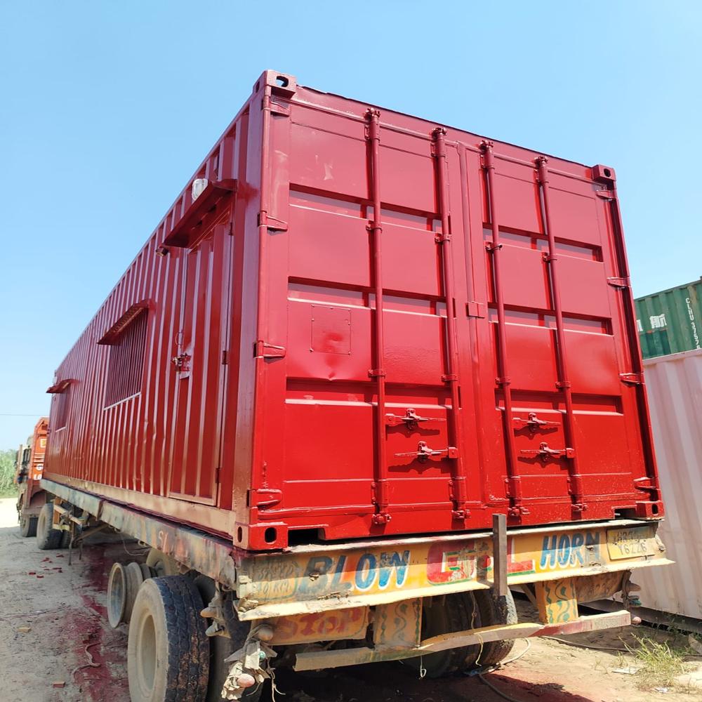 Mild Steel Shipping Container - Stainless Steel, 20 Feet Length, 30 Ton Capacity | Coated For Enhanced Protection During Transport