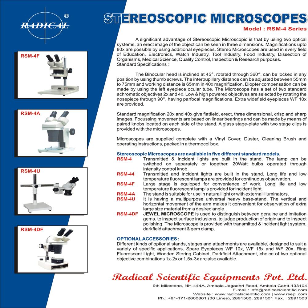 Stereo Microscope RSM-4T