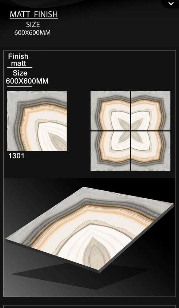600*600 PORCELAIN  TILES FINISH - MATT