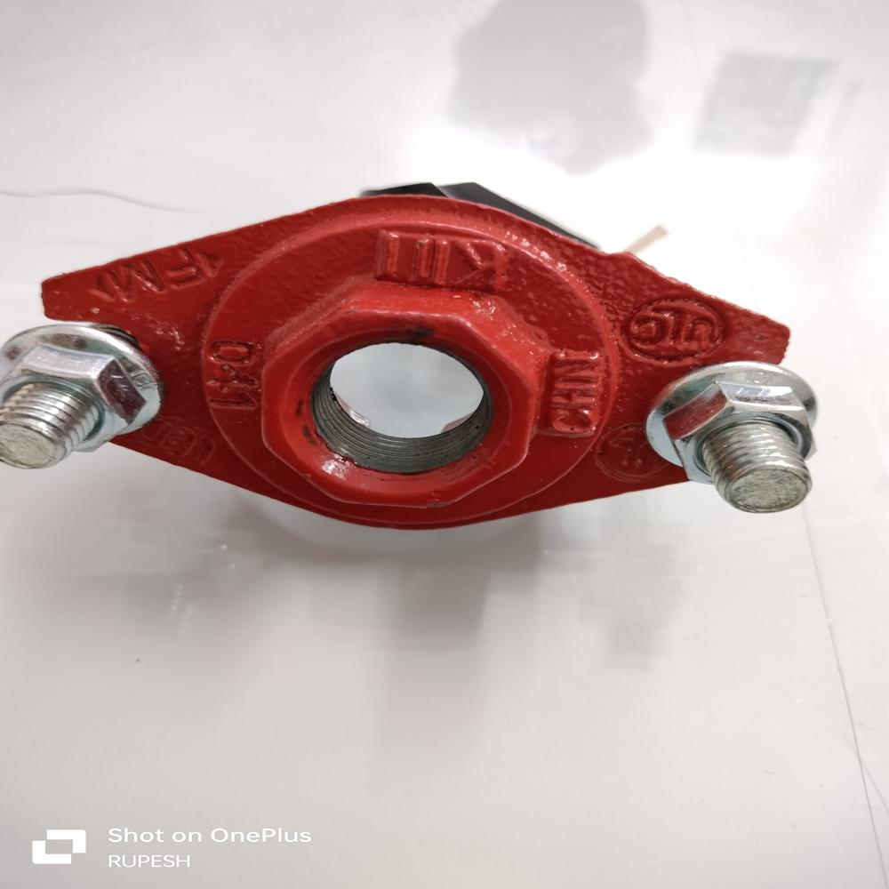 041 Saddle-let (U Bolt Mechanical Tee) - Color: Red