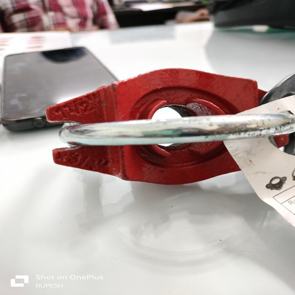 041 Saddle-let (U Bolt Mechanical Tee) - Color: Red