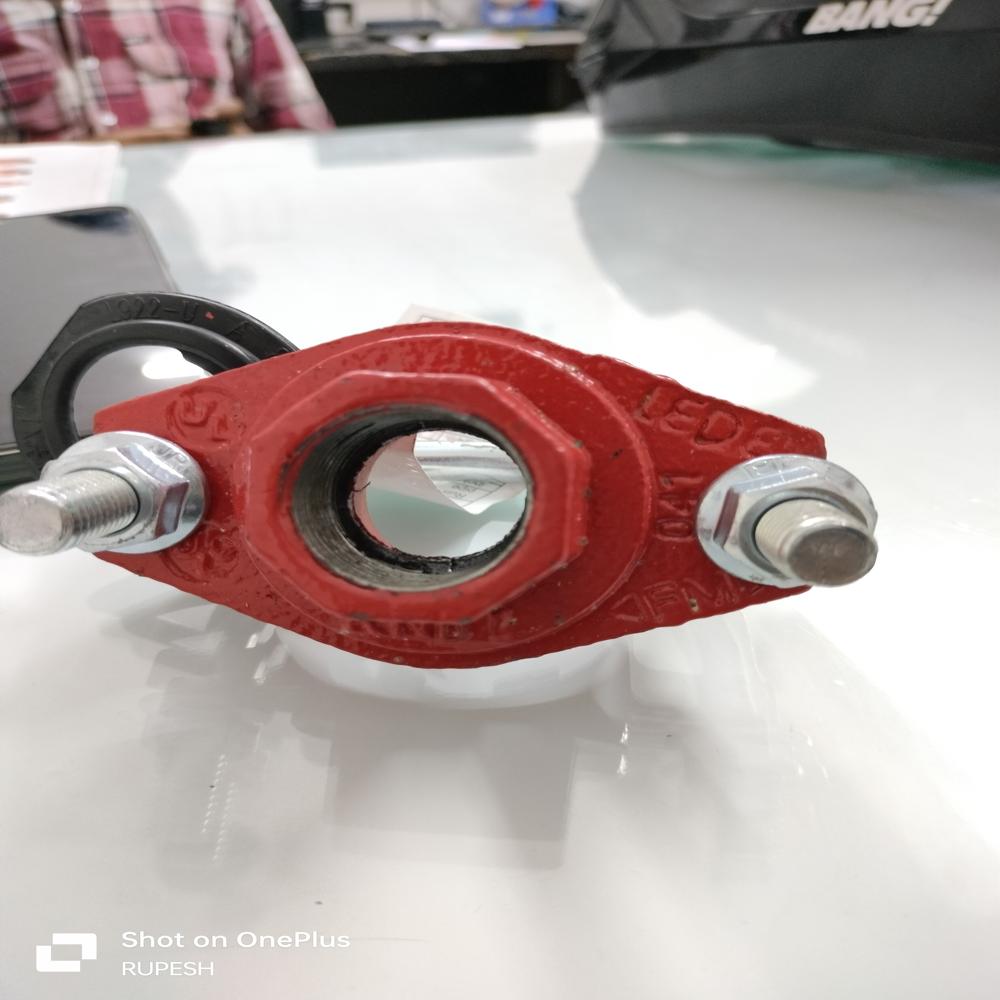 041 Saddle-let (U Bolt Mechanical Tee) - Color: Red