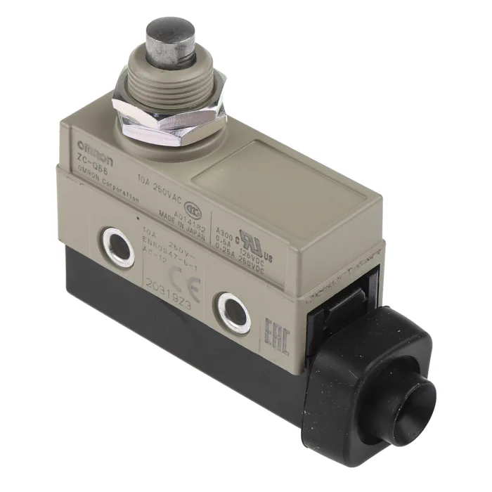 Zc-Q55 Omron Limit Switches - Color: Black And Grey