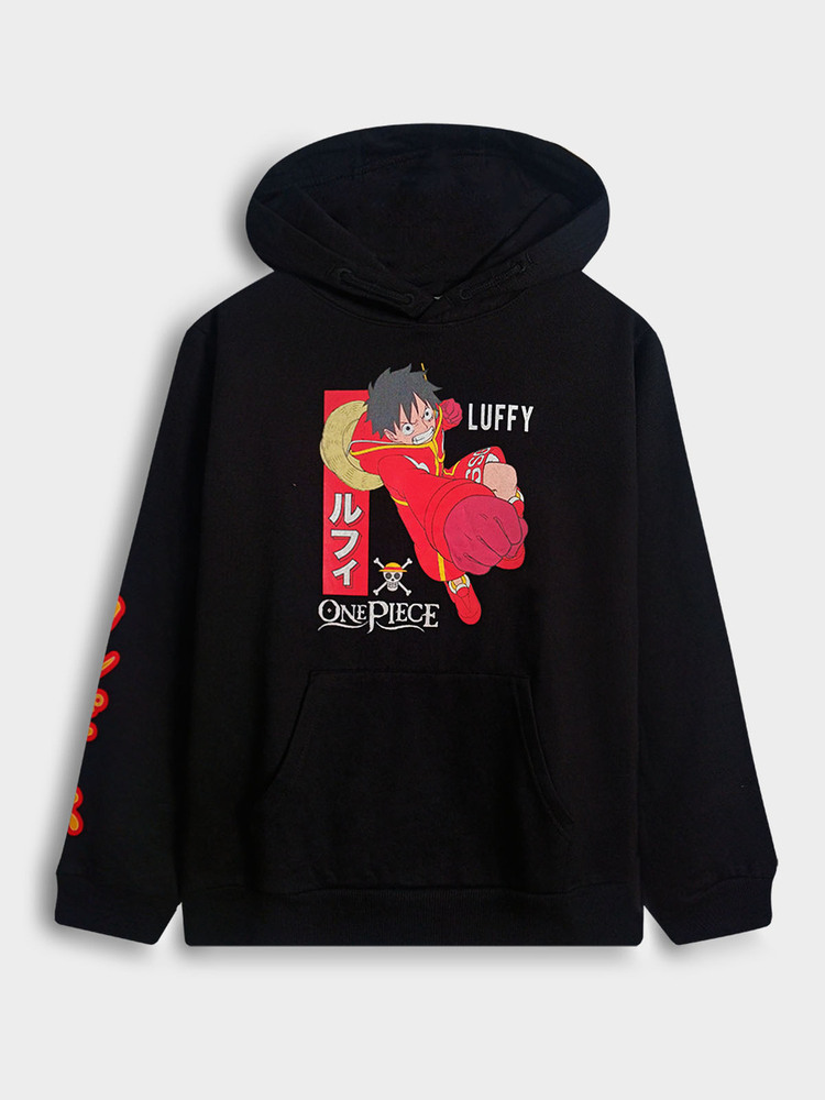 Older Boys Hooded Pullover Sweatshirt