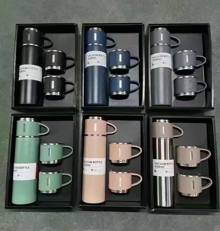 Vaccum Flask Set - Capacity: 500 Milliliter (Ml)
