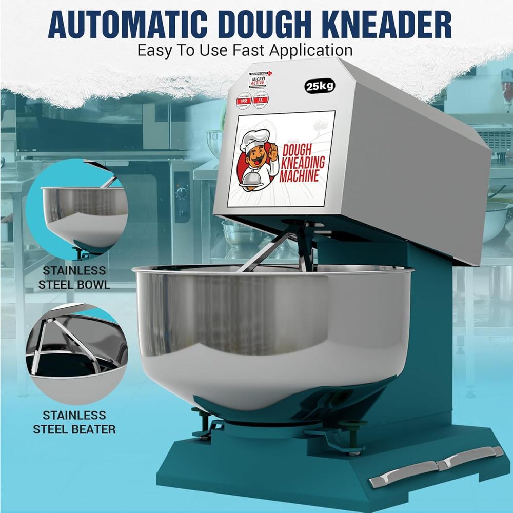 Dough Kneader 25kg 1.5hp - Application: Commercial