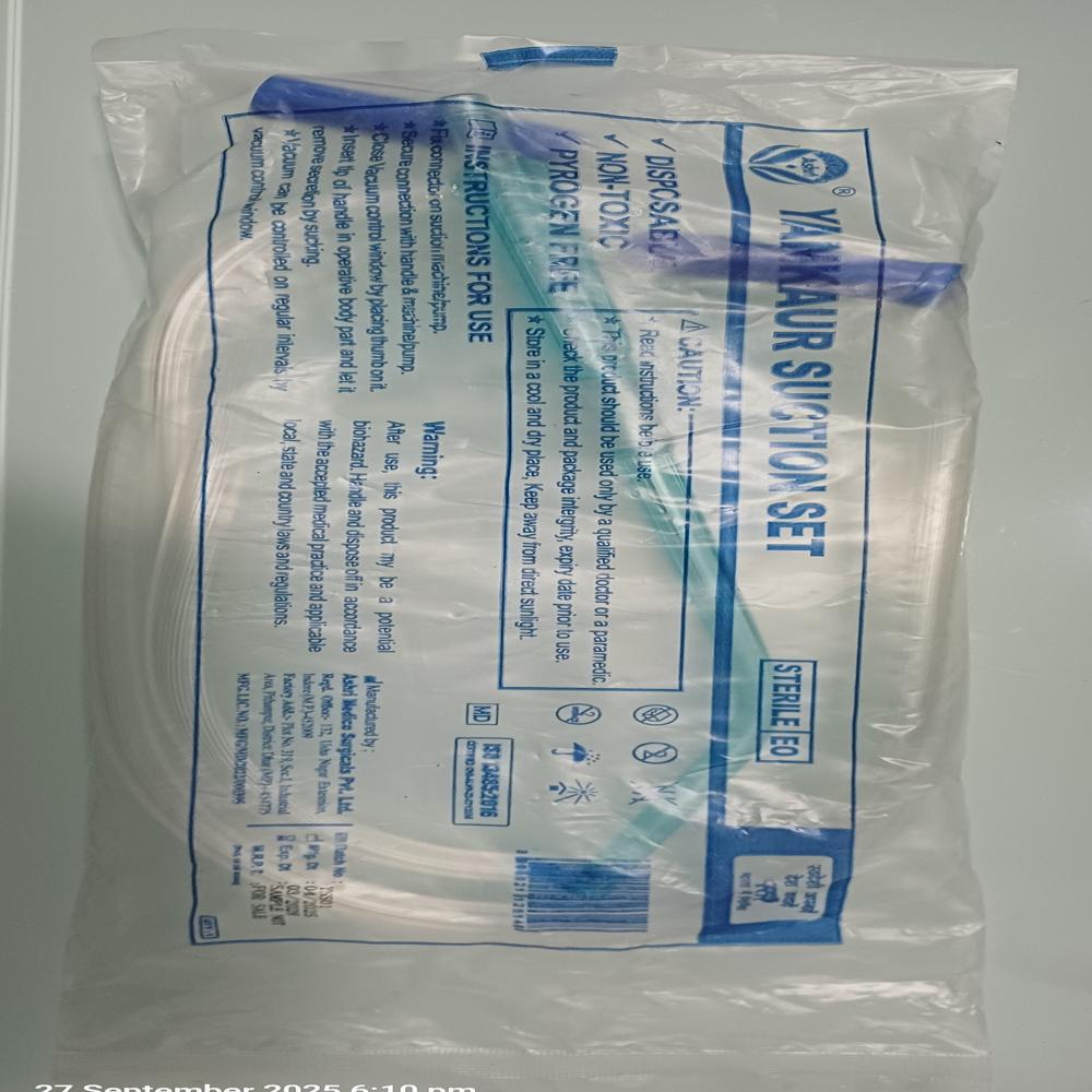 Yankaur Suction Set - Material: Pp