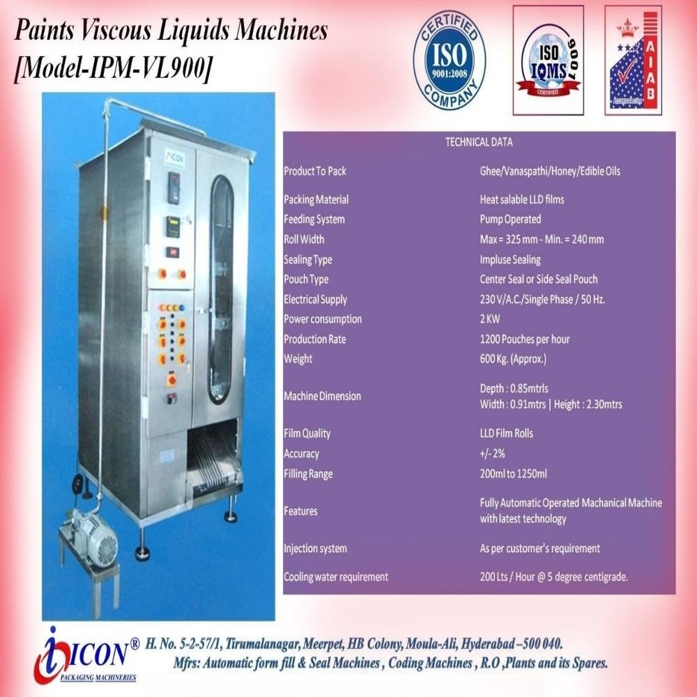 Ghee Packaging Machine - Automatic Grade: Automatic