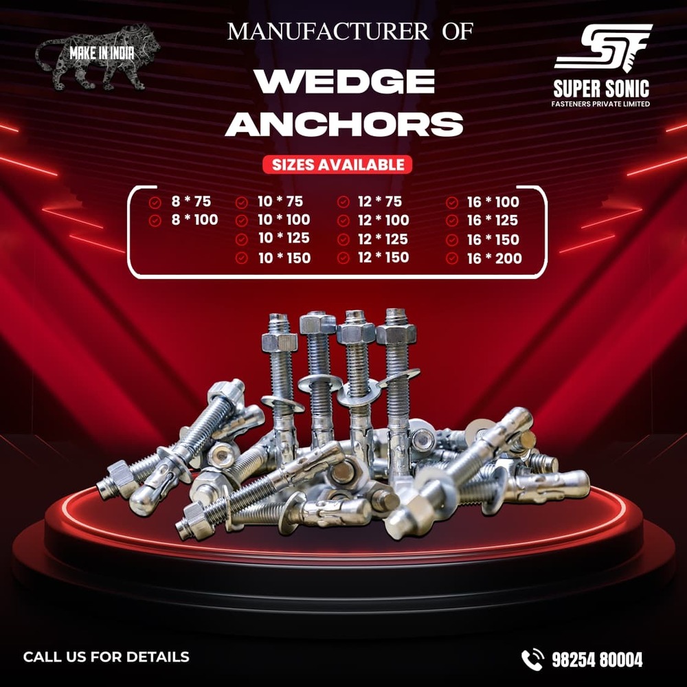 Wedge Anchors - Color: Silver