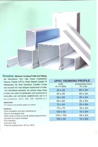 Pvc Cable Channel And Tray - Color: White