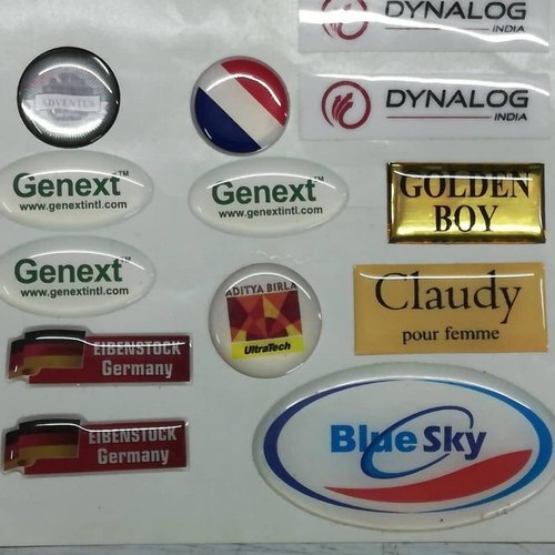 Printed Dome Stickers - Color: Different Available
