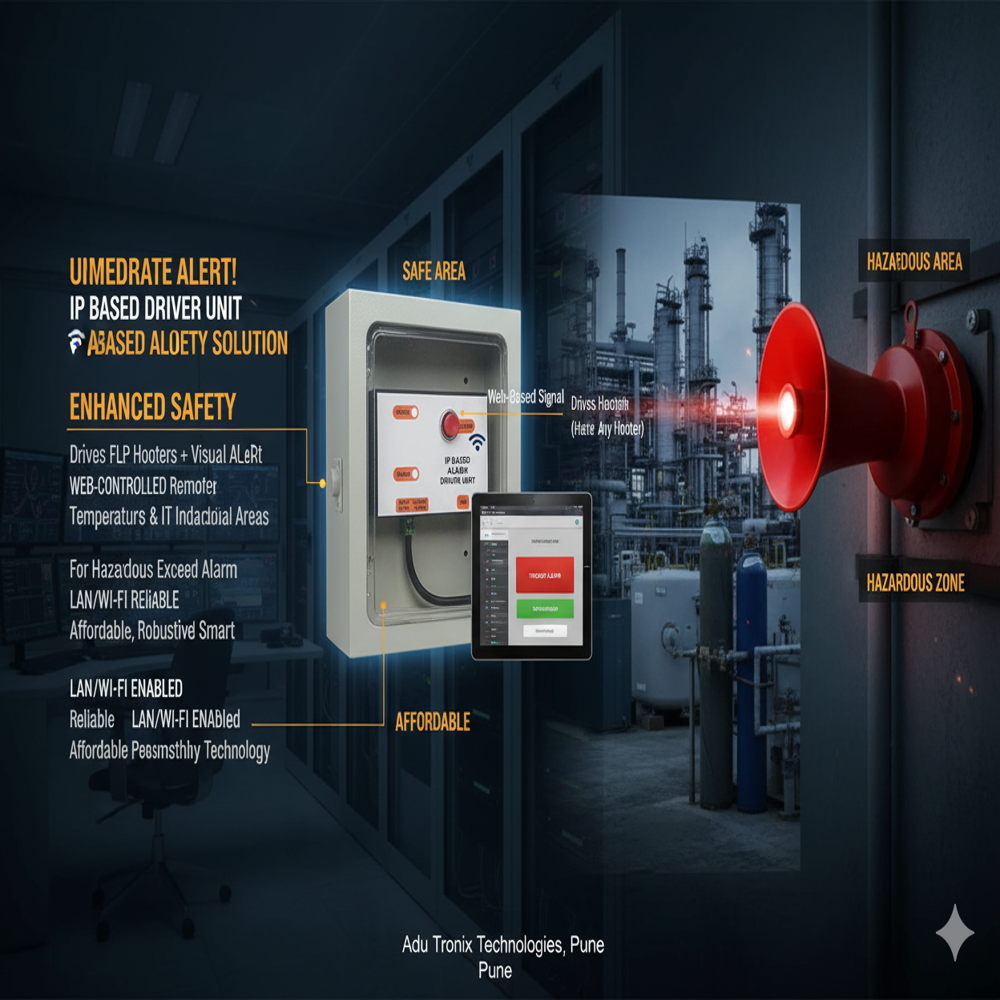 Lan Based Alarm Driver - Color: White