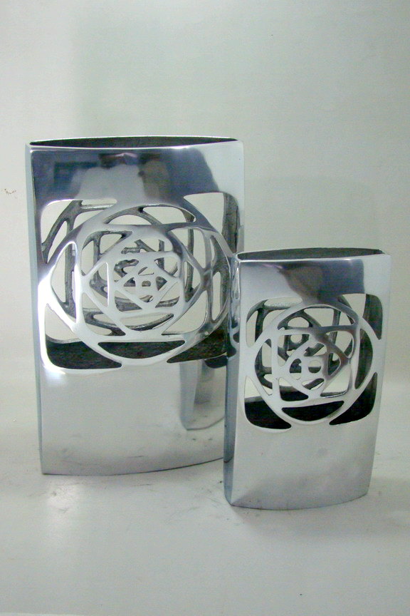 Handmade Design Silver Flower Vase Decorative Vase for Decor