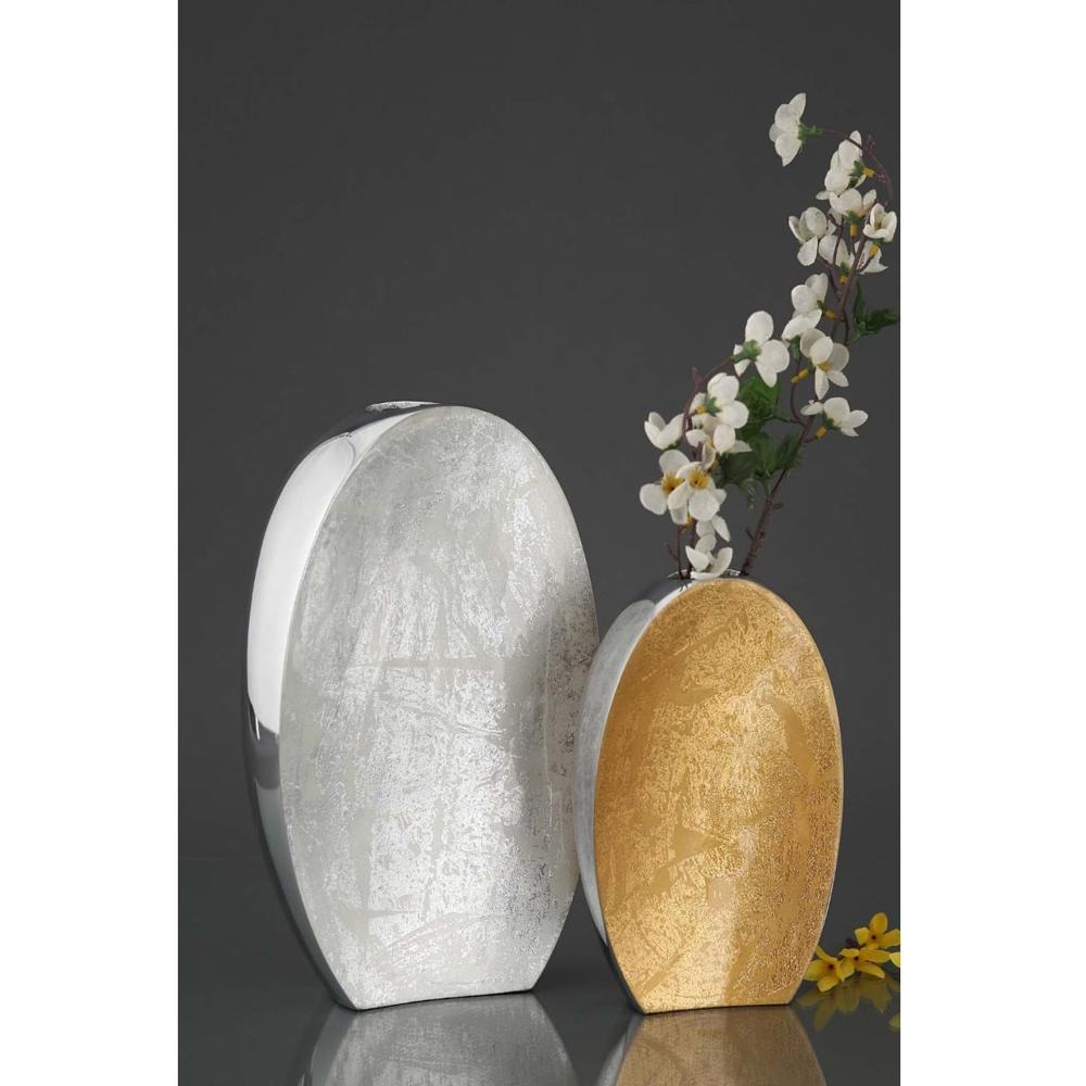 Metal Flower Vase Set of 3 Silver Polished Handmade In Bulk