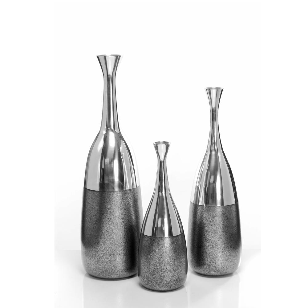 Attractive Oval Flower Vase Silver Polished Handmade in Bulk