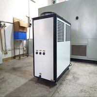 Industrial Water Chiller - White, 8x4x6 Ft, 2000 Kg | 100 Tr Cooling Capacity, Plc Control, Multi-step Modulation, Scroll Compressor