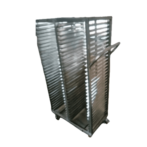 Dirty Dish Collection Trolley - Color: Silver