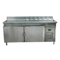 Pizza Preparation Counter - Color: Silver