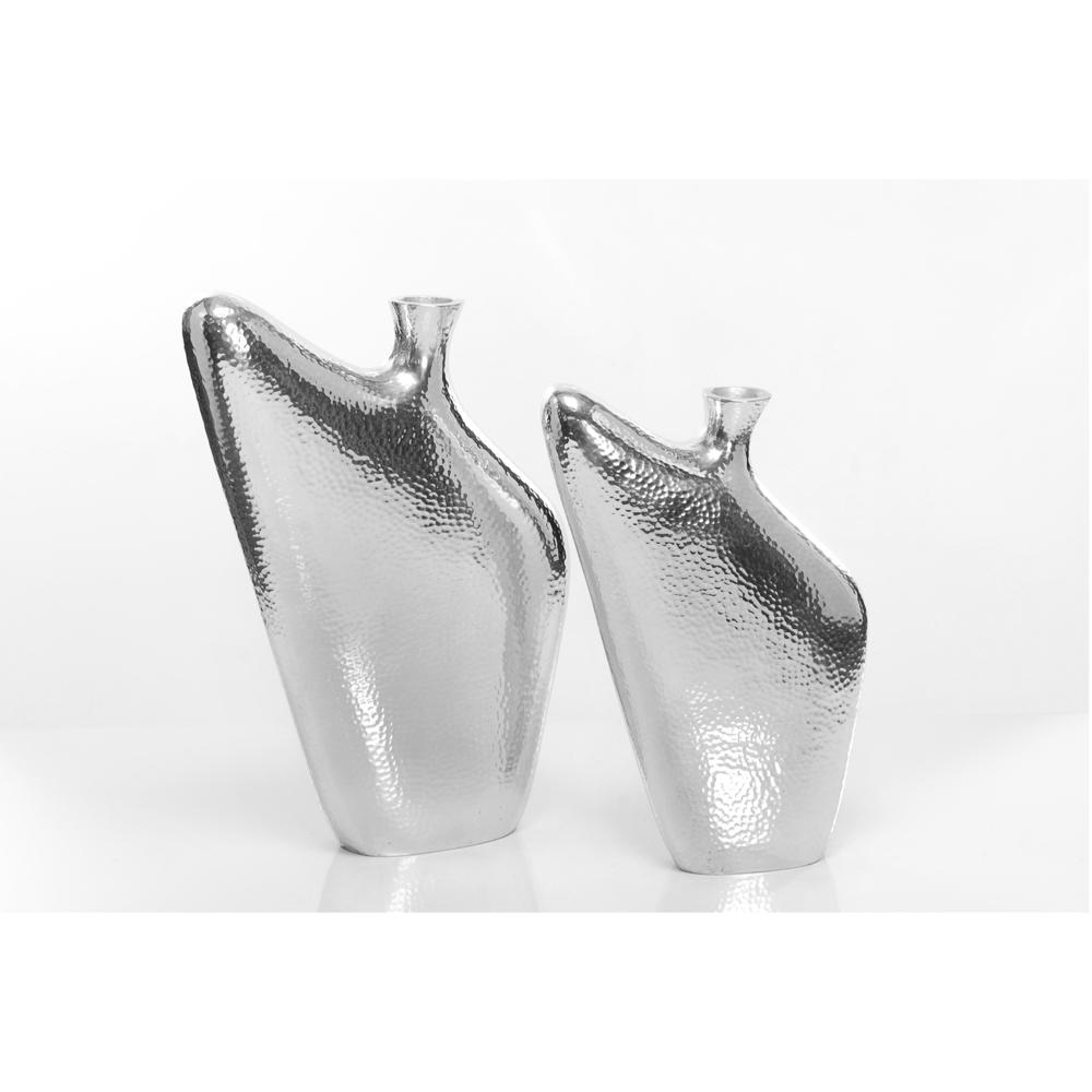 Iranian Style Metal Flower Vase Aluminium Metal & Stainless Steel