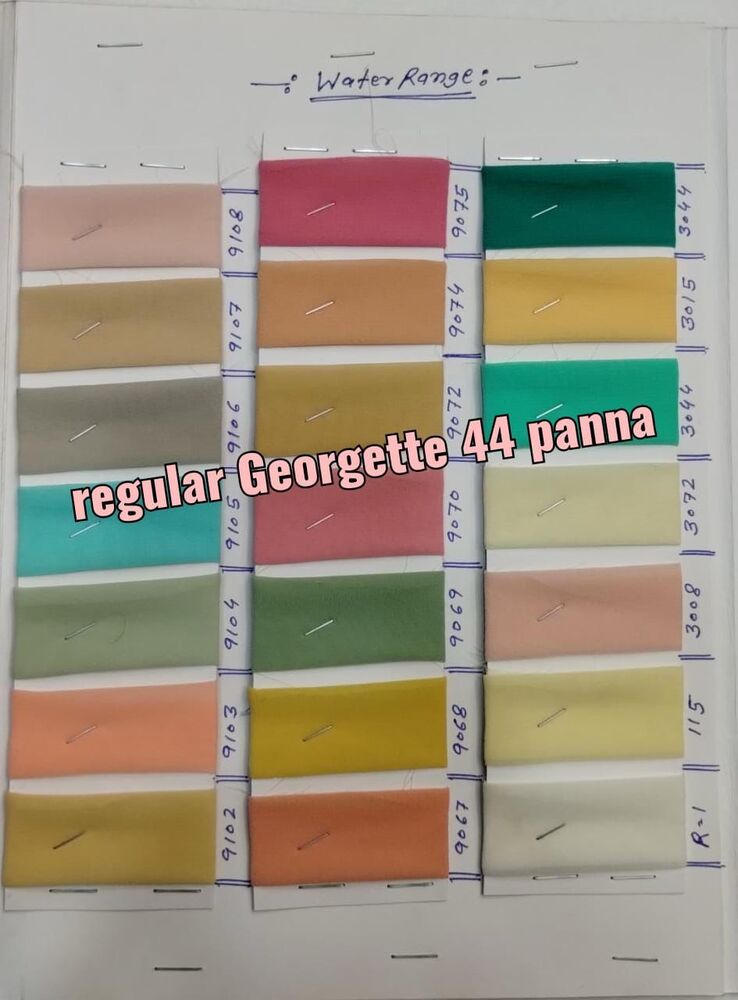 Premium Fox Georgette Plain Fabric Lightweight & Elegant for Sarees and Dresses