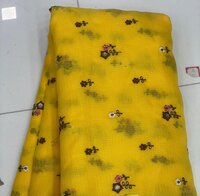 Polyester Kota Checks with Multi Machine Embroidery 44 Width