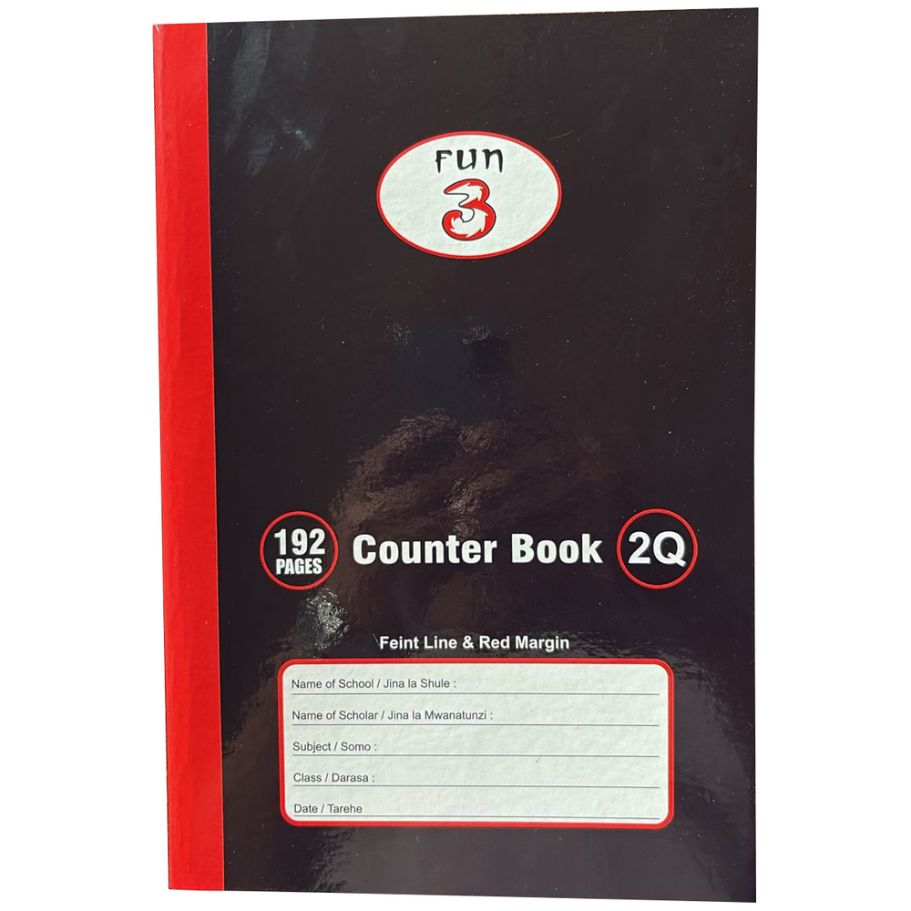Customised Counter Book - Binding: Centre Stich (Selai)