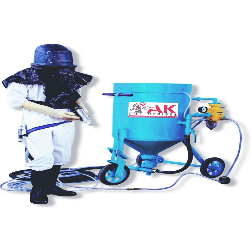 Manual Portable Sand Blasting Hopper Machine