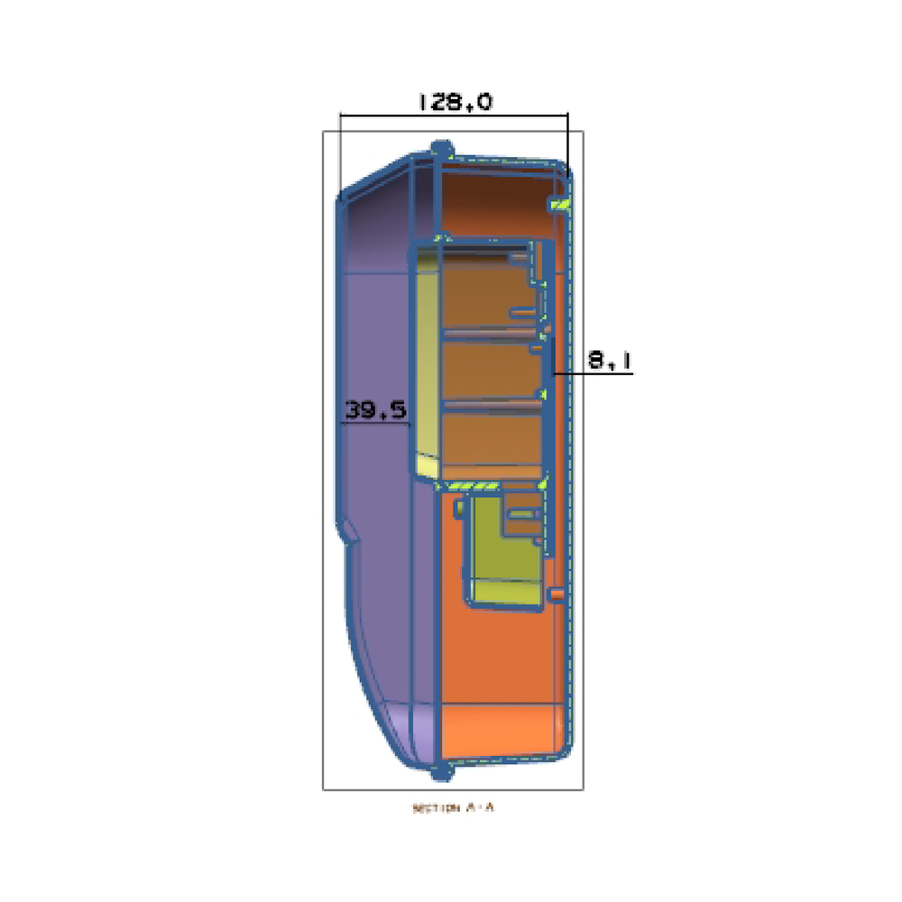 Plastic Three Phase Meter Box - Accuracy: Class 1