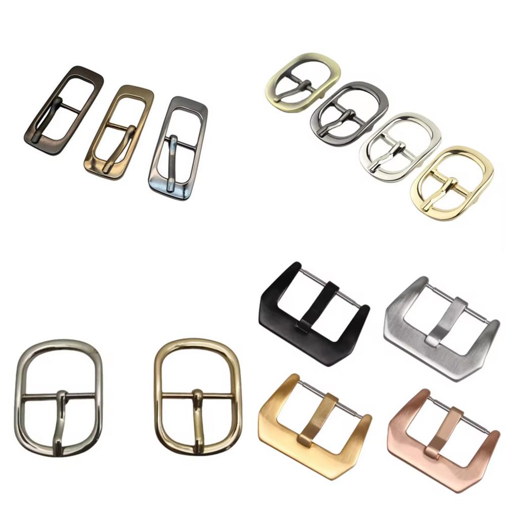 Alloy-Plated Shoe and Bag Buckles DIY Hardware Sewing Accessories Handbag Straps Belt Buckles, Suitable for Belts, Waistbands, and Bags