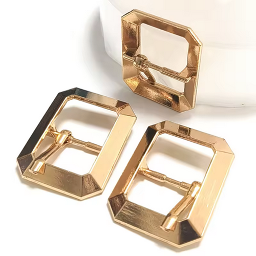 Alloy-Plated Shoe and Bag Buckles DIY Hardware Sewing Accessories Handbag Straps Belt Buckles, Suitable for Belts, Waistbands, and Bags