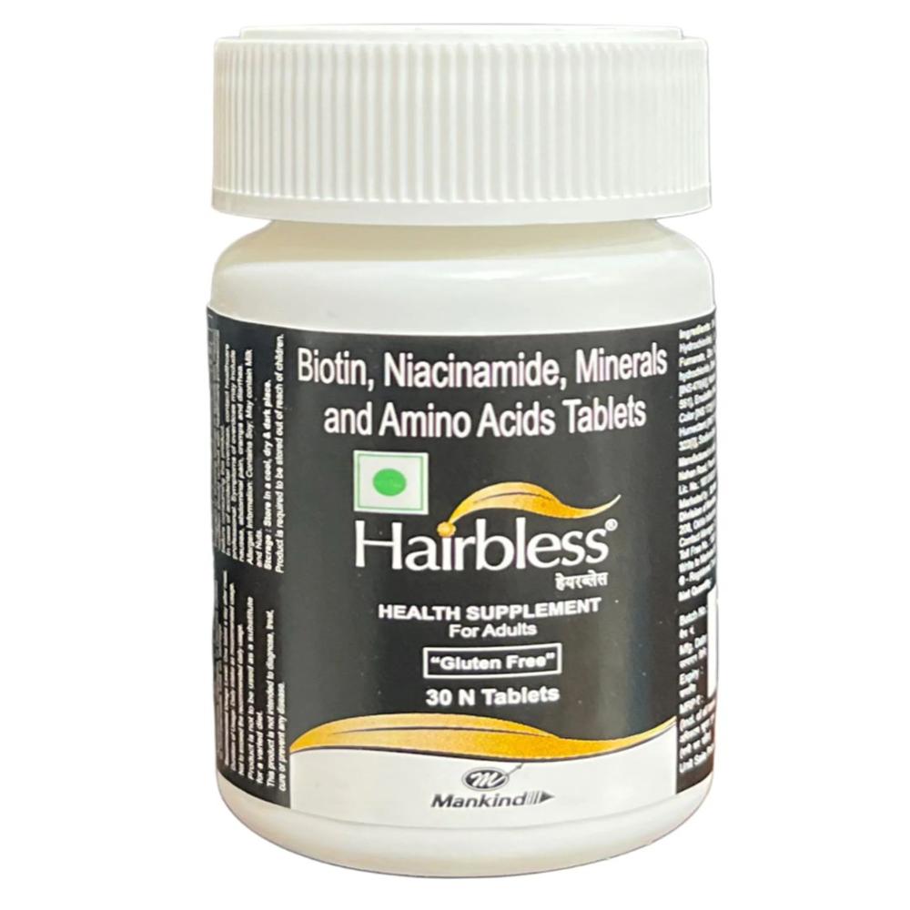 Hairbless Tablet (Minerals,Amino acid with Biotin and Niacin
